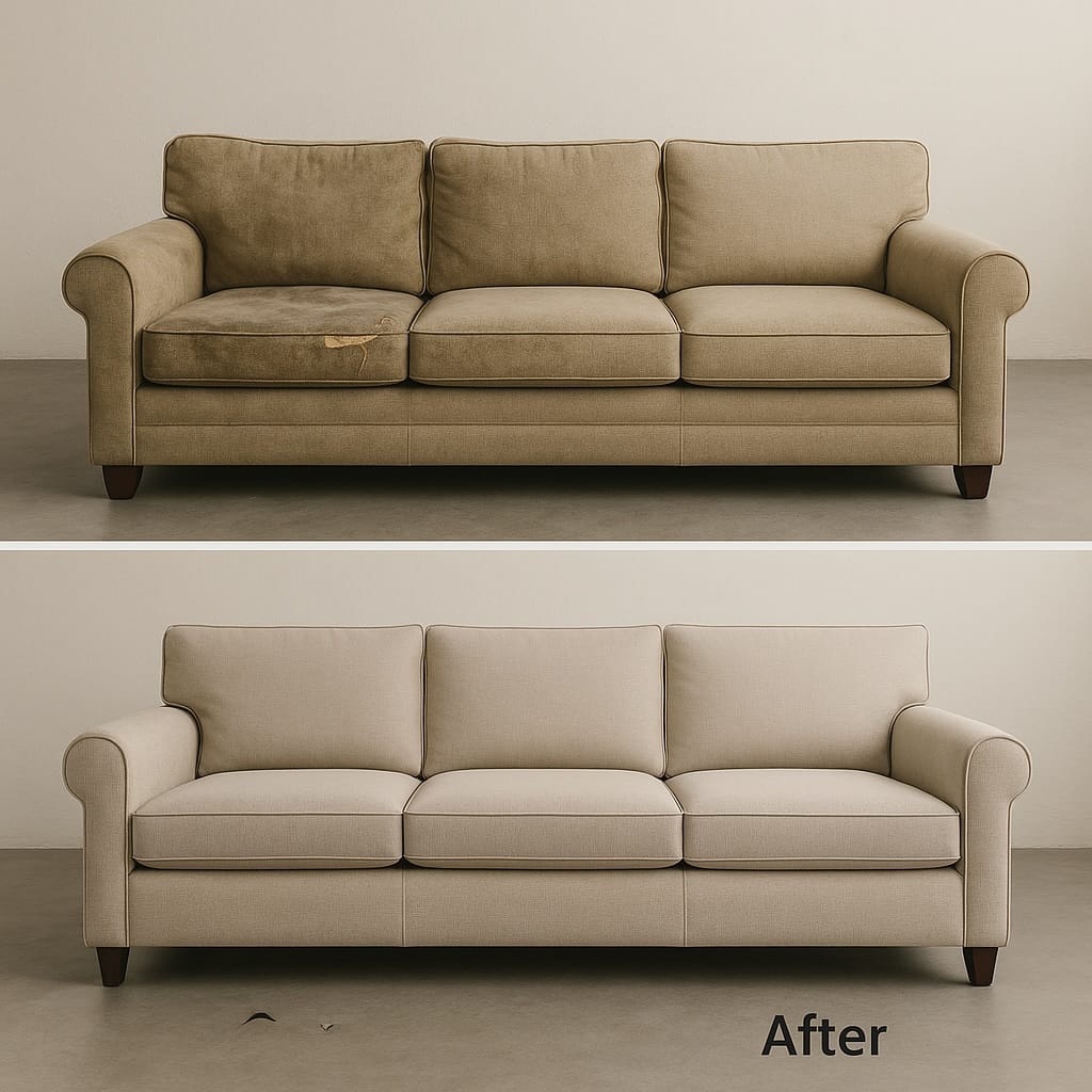 Sofa Restoration - VI Reupholstery Metro Vancouver